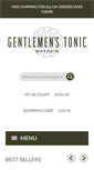 Mobile Screenshot of gentlemenstonic.com