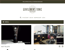 Tablet Screenshot of gentlemenstonic.com